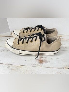 Converse CHUCK TAYLOR ALL STAR Crafted Sesame Suede Low Tops men’s 8 women’s 10